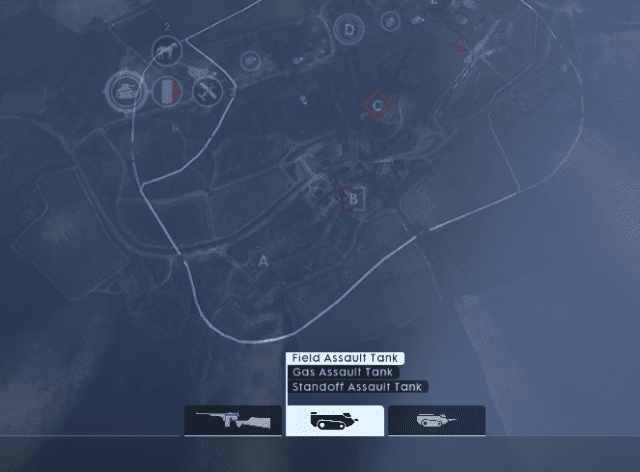 Den Assault Tank gibt es in drei unterschiedlichen Versionen. Eine davon kann einen Artilleriebeschuss anfordern.
