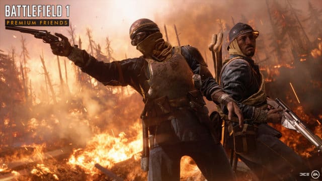 Dank des "Premium-Friends" Features können Spieler nun auch ohne Battlefield 1 Premium Pass die DLC Inhalte zeitlich unbegrenzt spielen.