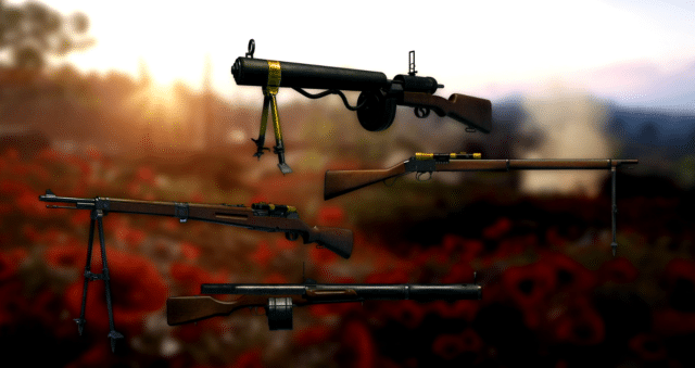 Battlefield 1: Spring Update - 4 neue Waffenvarianten